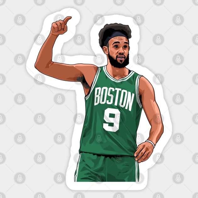 Derrick White Sticker by origin illustrations